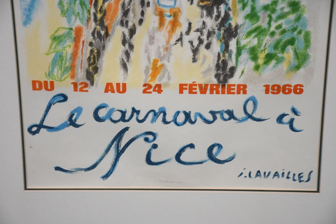 Marc Chagall (1887–1985) Le Carnaval à Nice. France 1966. Color lithographic poster on paper, - 3