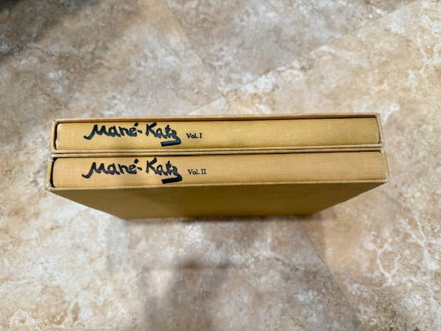 Mane-Katz 1894-1962.  Complete works (Raisonne) Two Volume Set (1 of 3)