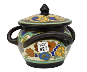 Vintage Art Deco Gouda Holland Tobacco Humidor 1929 (4 1/2"h)