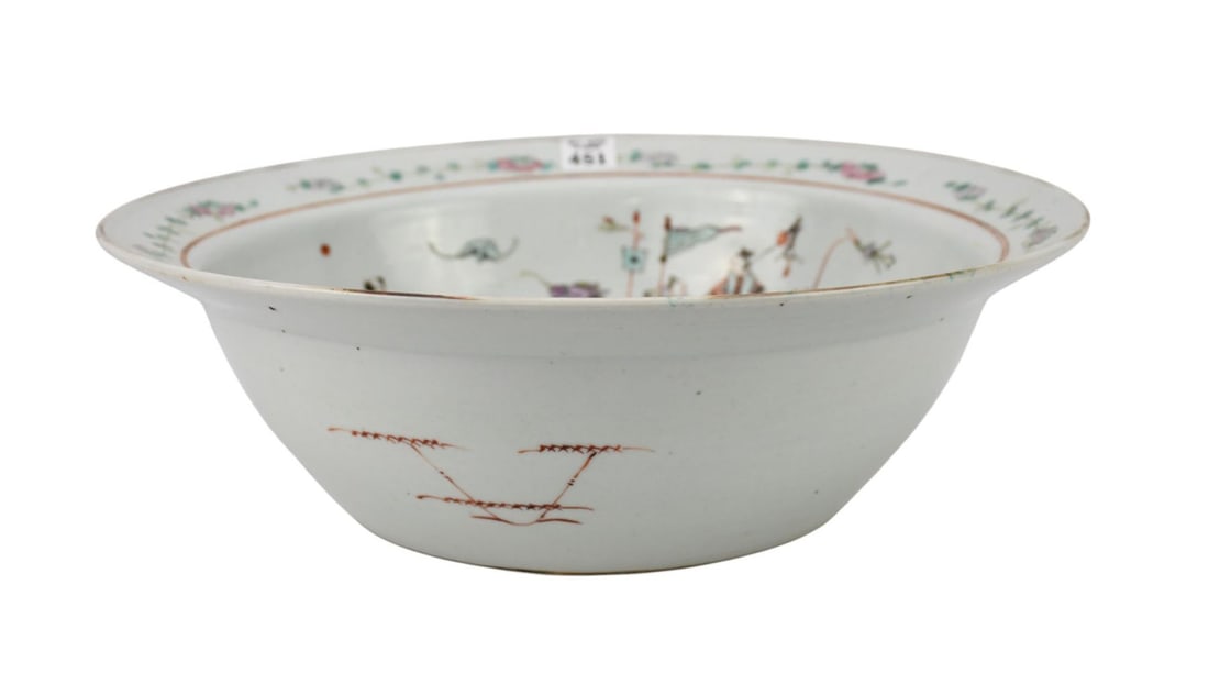 Antique Chinese Bowl. 15 x 5 inches (1 of 6)