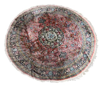 Oriental Round Carpet / Rug 8 feet Diameter.