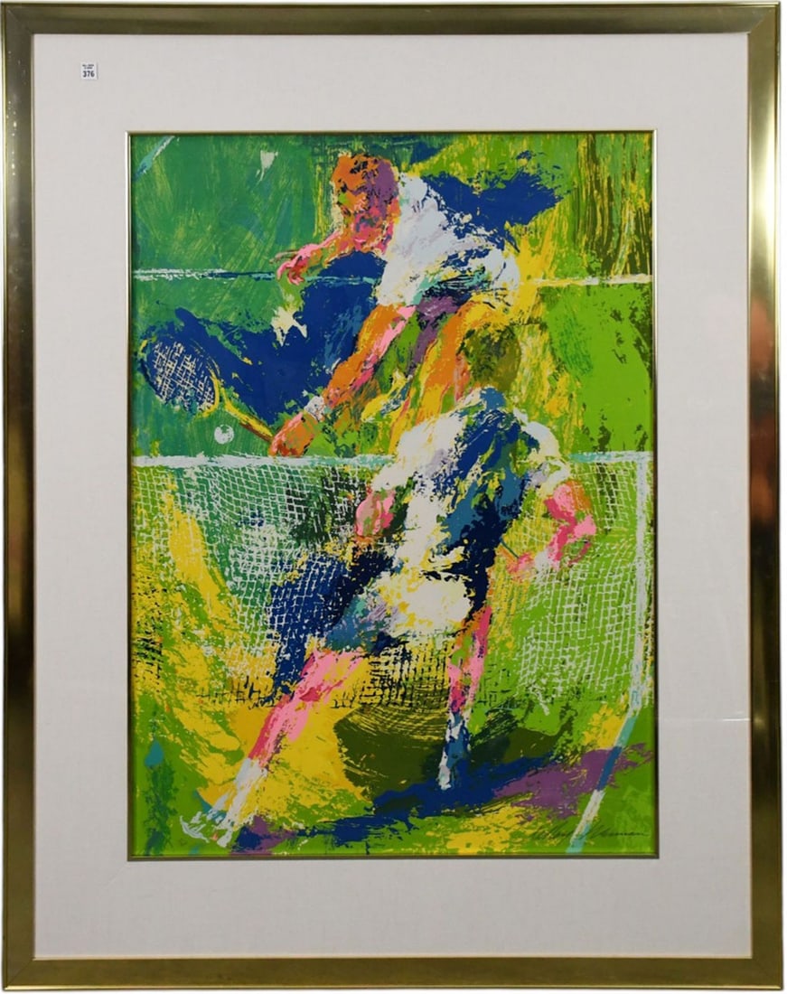 Leroy Neiman (American 1921-2012) Serigraph, MATCH POINT-1973. Pencil signed and numbered 164/300. (1 of 6)