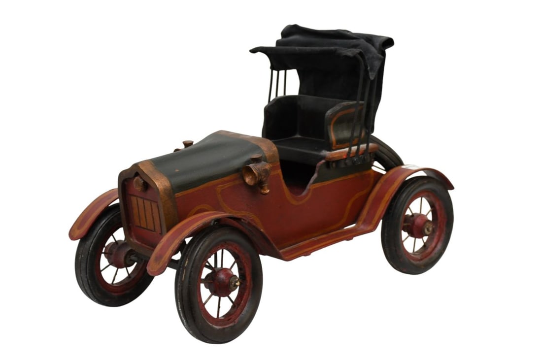 Car Model 20th century decorative wood and metal 20 x 14 inches. (1 of 5)