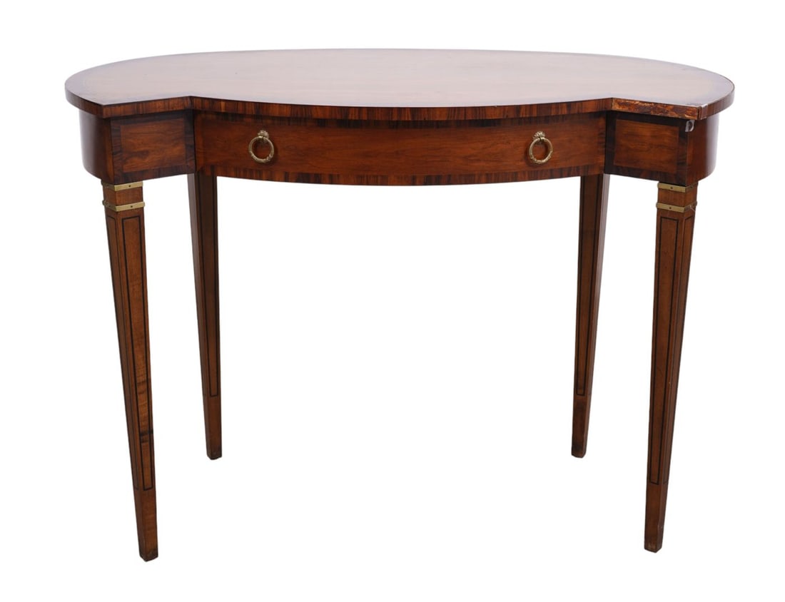 Mahogany Console, Single Drawer with Gilt Metal Mounts, 29 1/2"h x 34"w x (1 of 7)