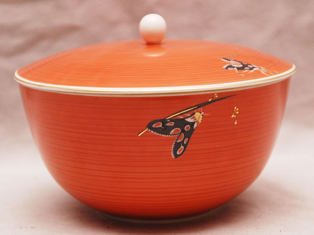 KPM "U.S. zone" covered bowl: KPM "U.S. zone" covered bowl