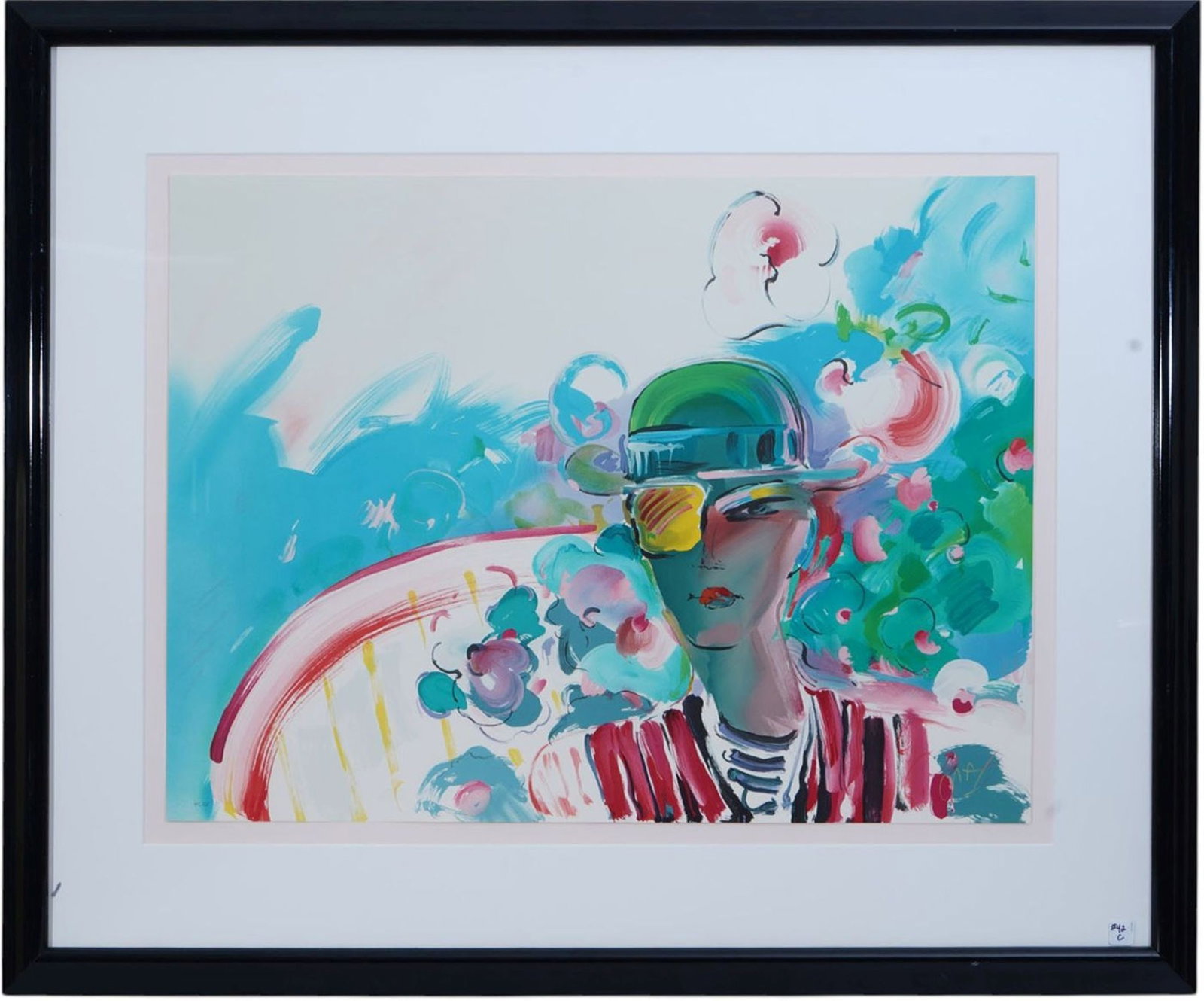 Peter Max (American b.1937) Signed Lithograph, French Zeros Girlfriend, HC 25. and Stamped Lower (1 of 6)