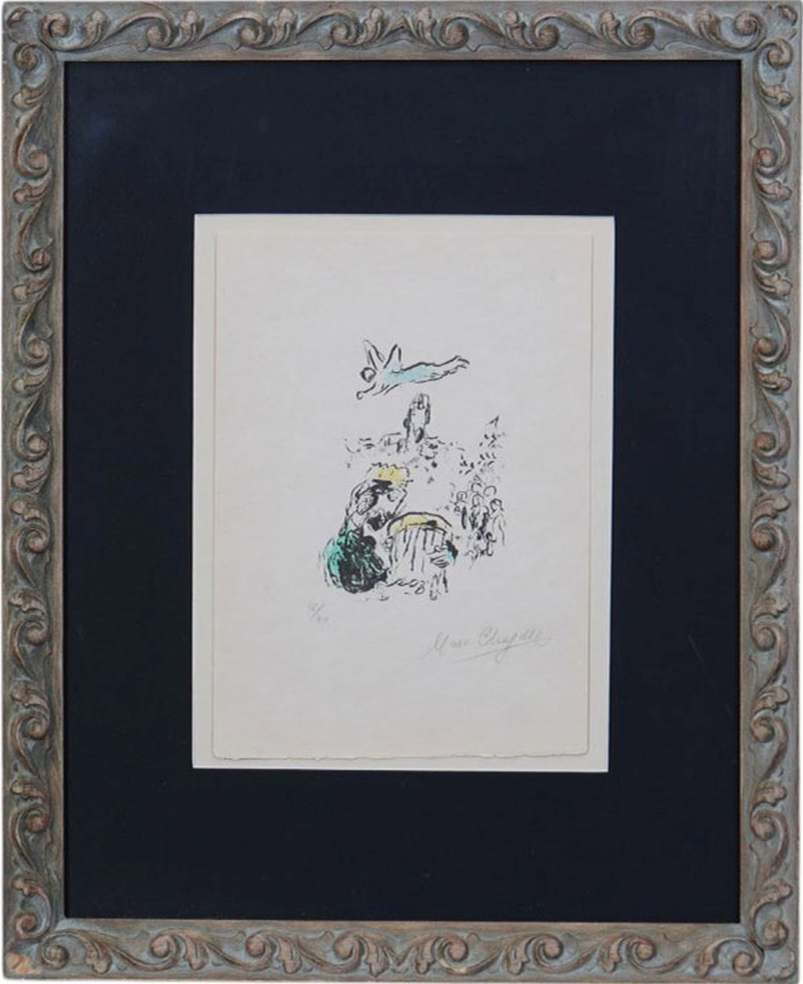 Marc Chagall (1887-1985) Lithograph on Japon paper, signed and numbered 12/40. (1 of 5)