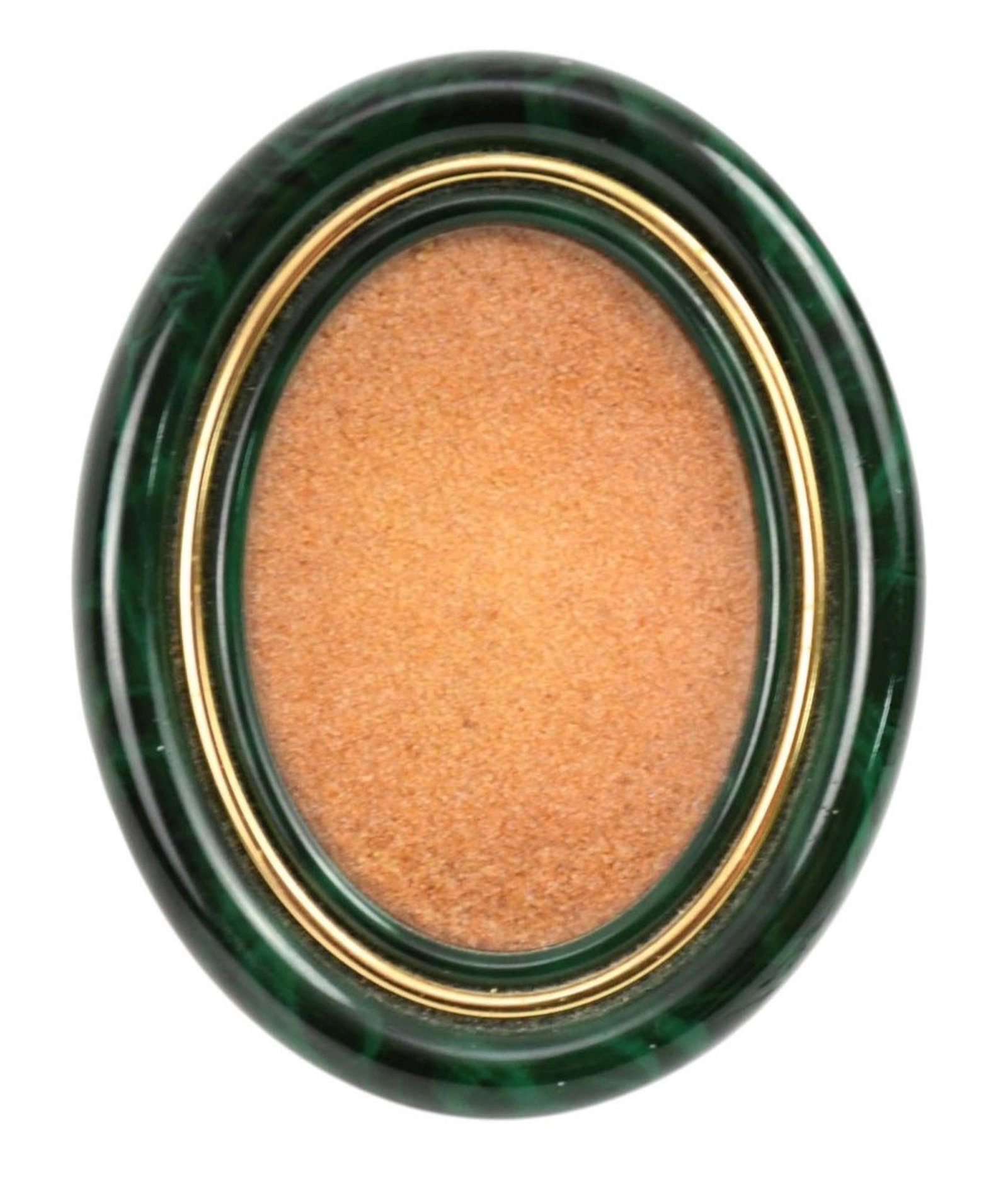 CARTIER Picture Frames, Malachite Frame "les must de Cartier" Paris, 3 1/2"h x 2 3/4"w (1 of 5)