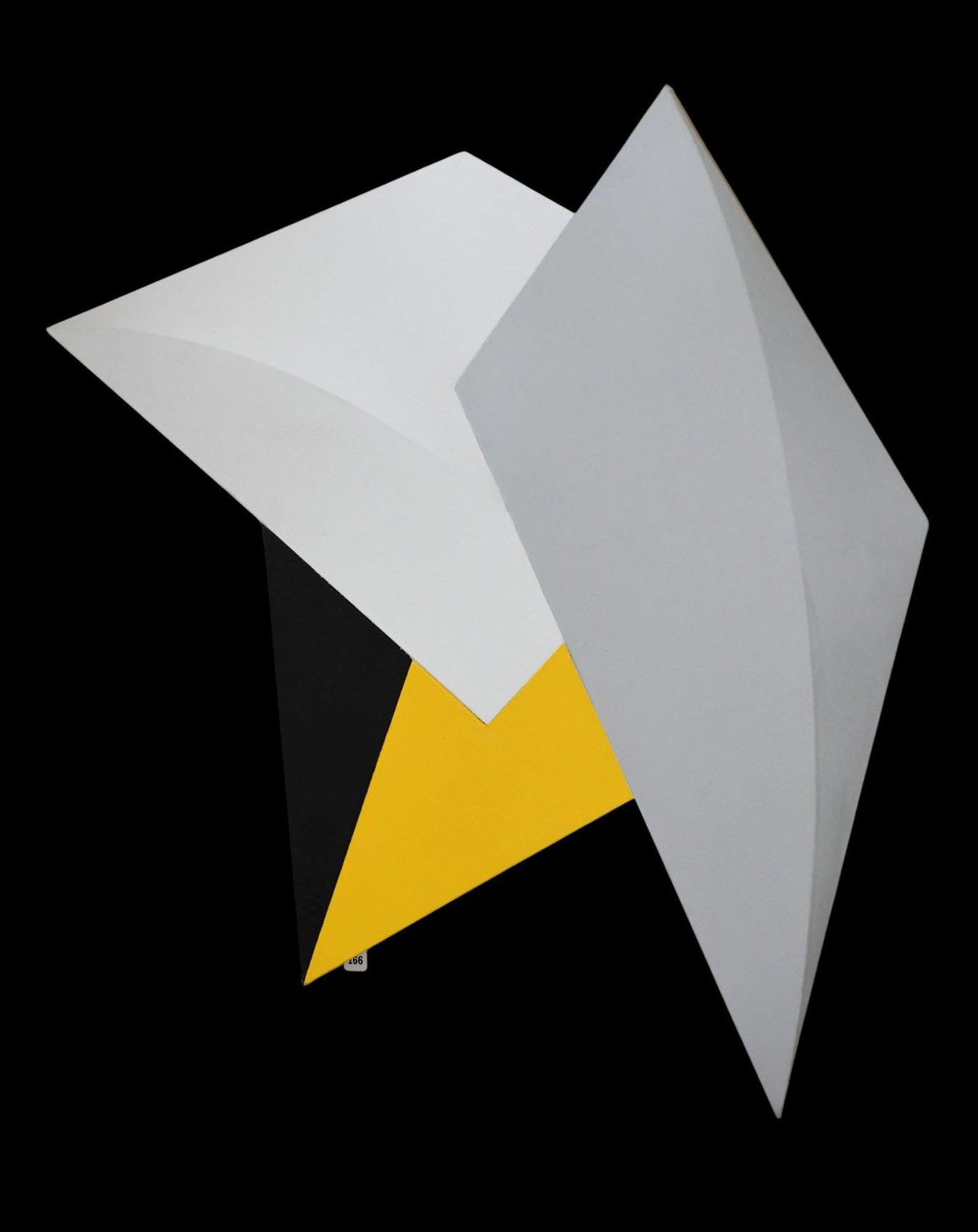 Charles Hinman (American b. 1932) Which Way? -1981. Three dimensional stretched canvas painting. (1 of 9)