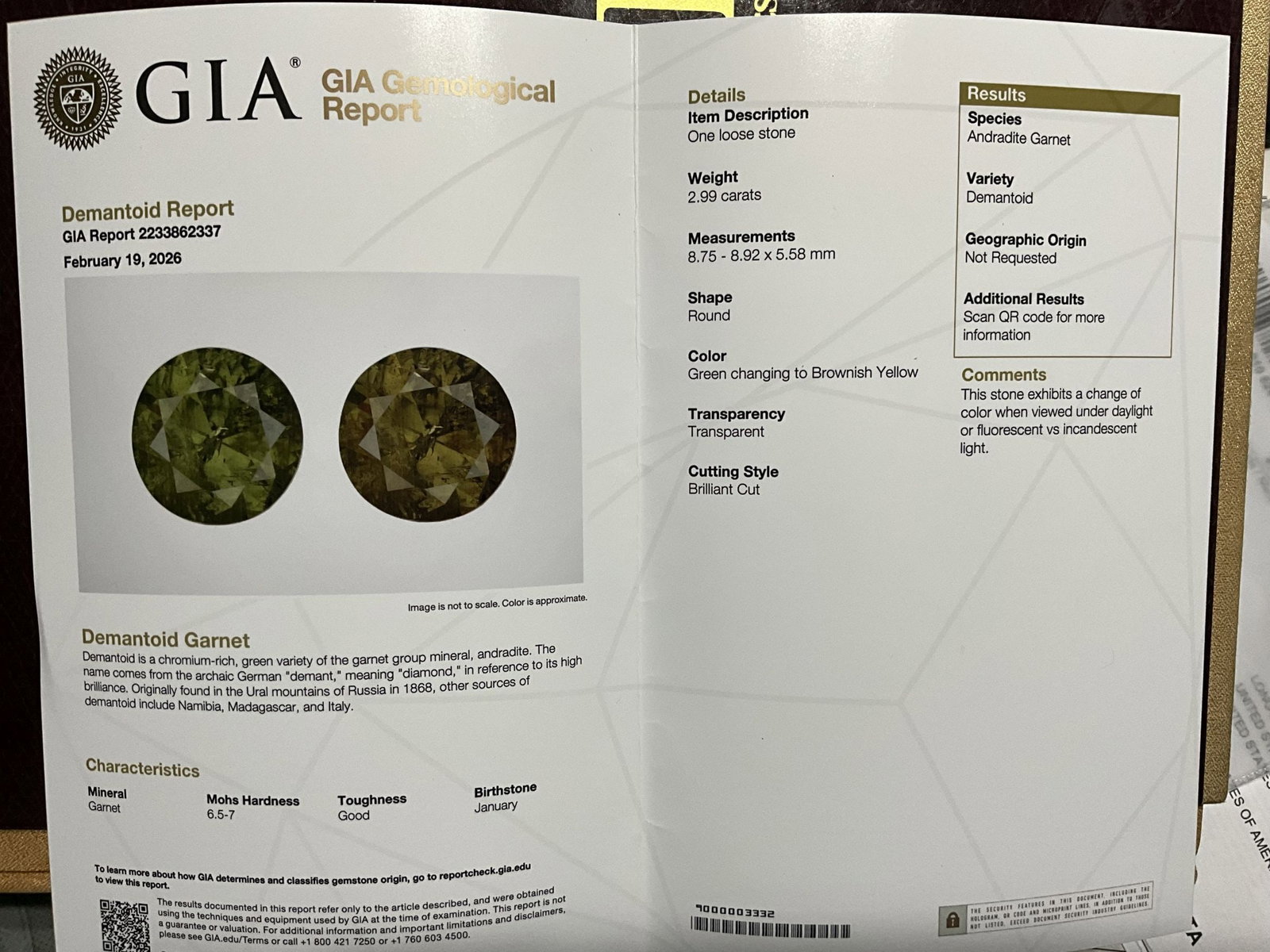 Russian Gold Diamond Emerald Ruby ring size - 7