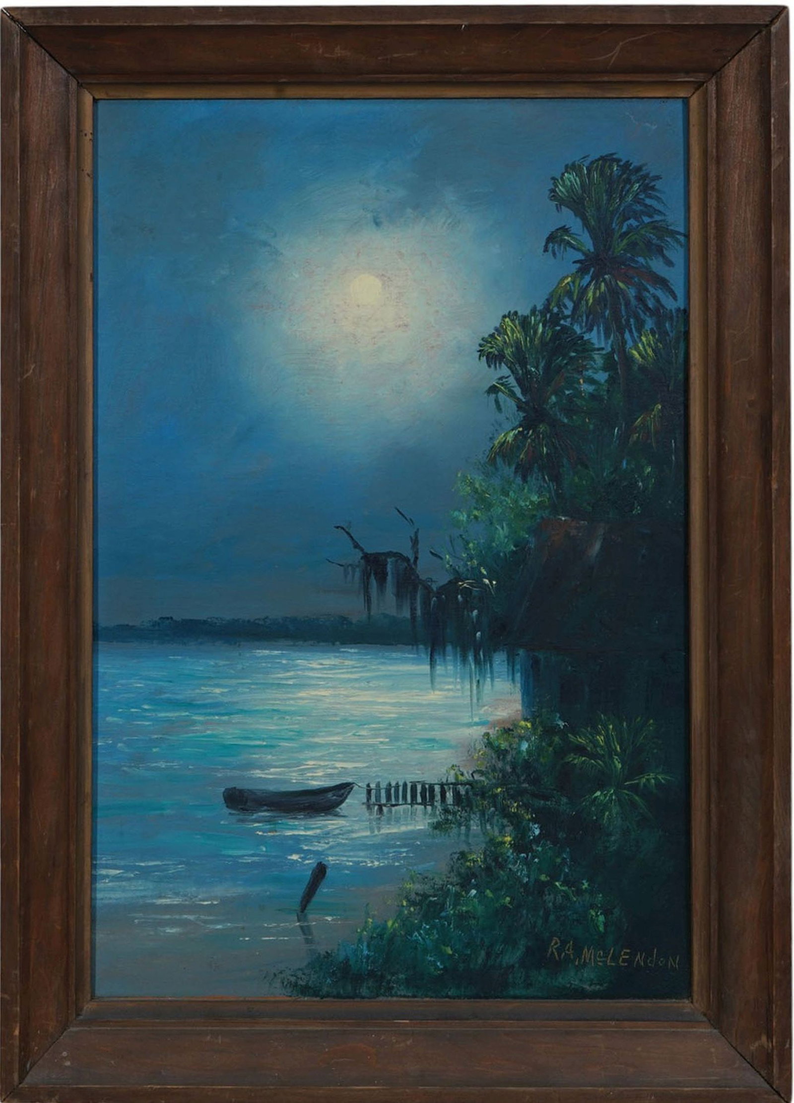 R.A. MCLENDON FLORIDA HIGHWAYMEN PAINTING: (1 of 7)