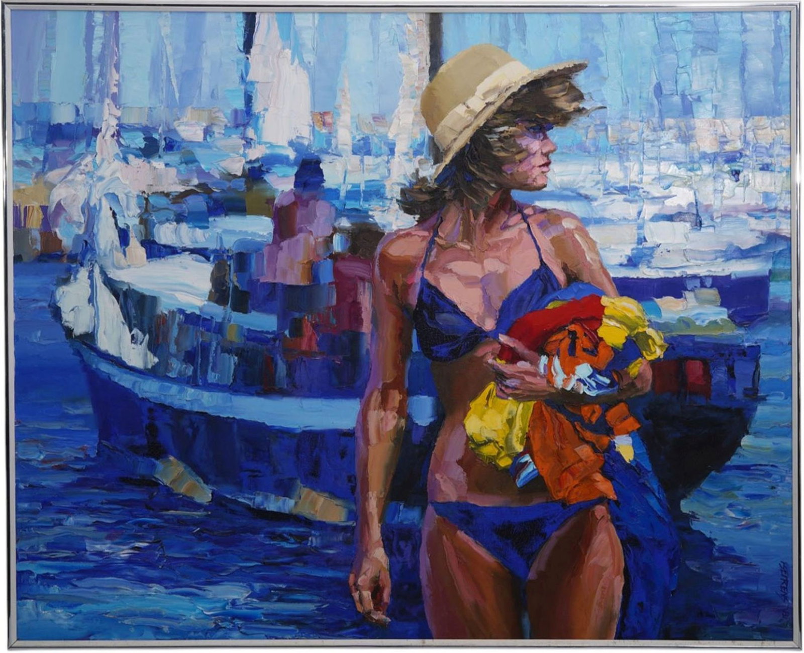 Howard Behrens (1933-2014), This is an original oil painting on canvas, hand signed by the artist. (1 of 8)