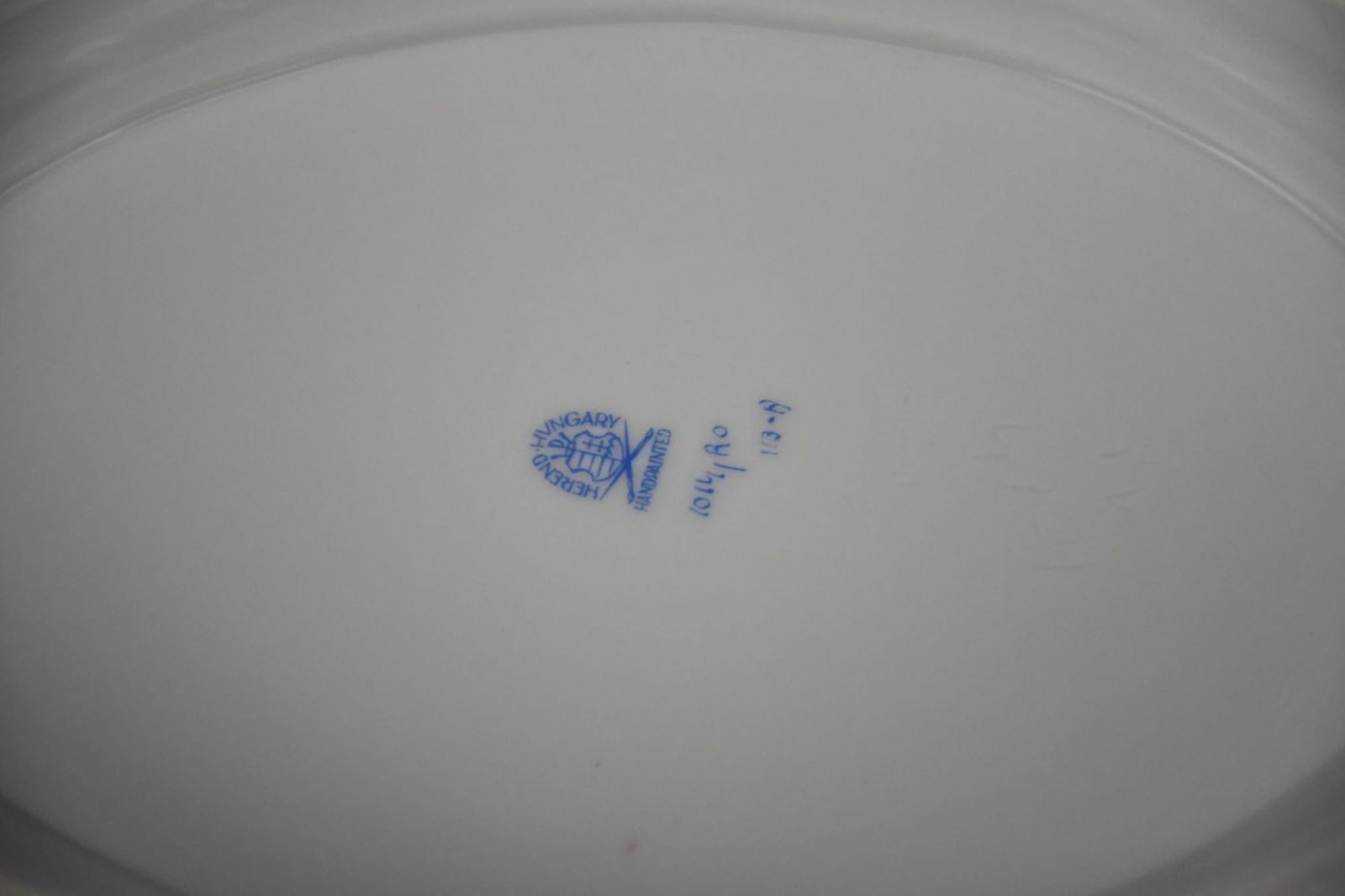 Herend Porcelain Tureen, Rothschild Bird Pattern with Lemon Finial & Asparagus Handles, 8"h x 14"w x - 6