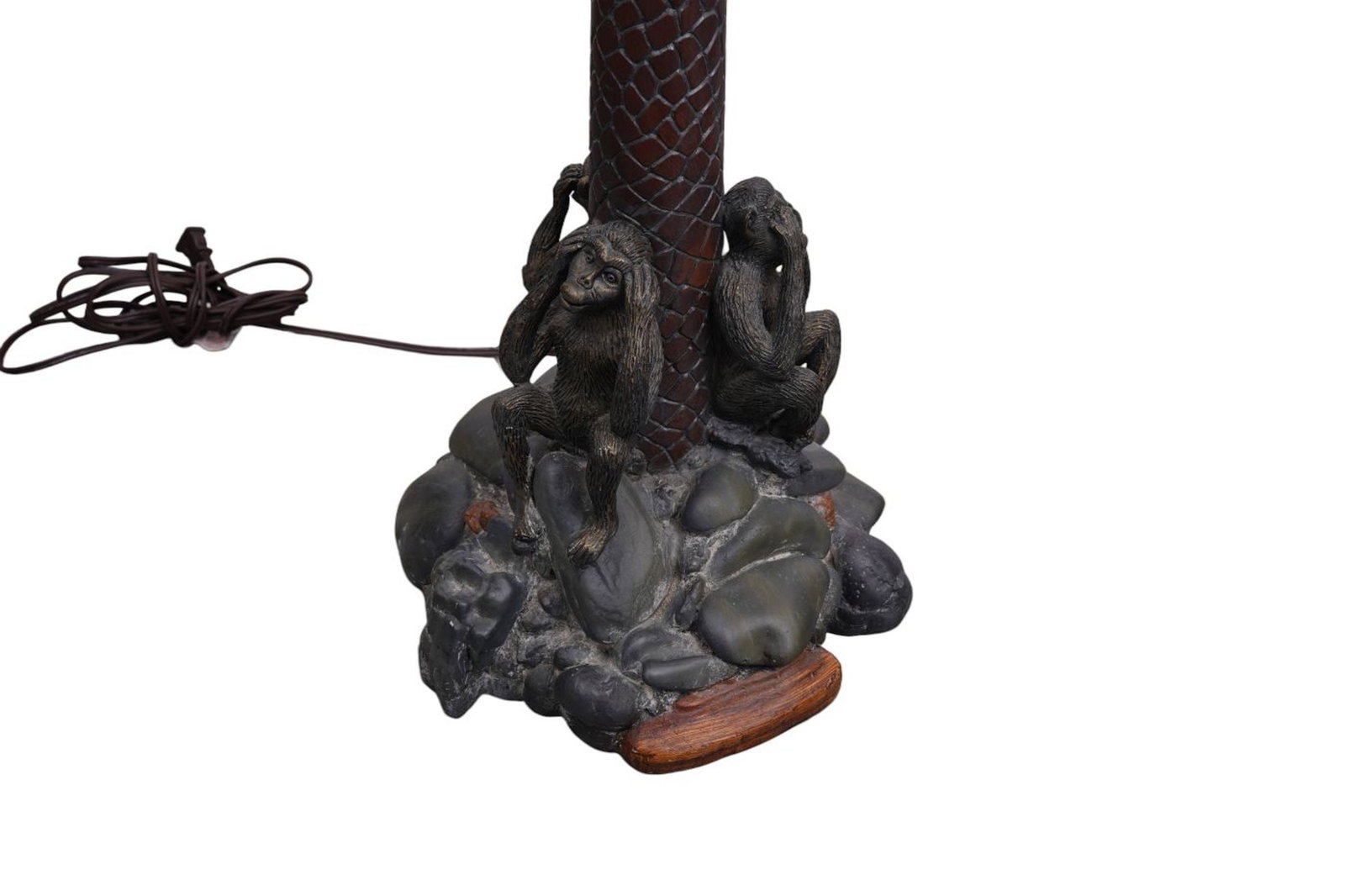 Pair Monkey Palm Tree Floor Lamps - 2