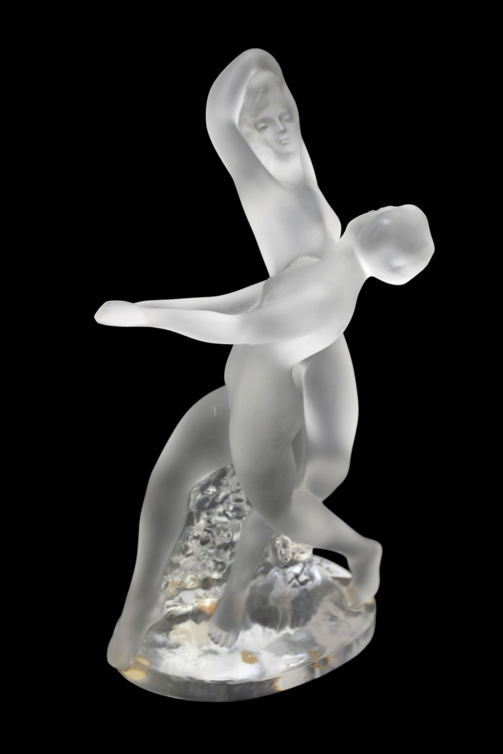 Lalique Crystal Dancers, 10 1/2"h x 5 1/2"w (1 of 6)
