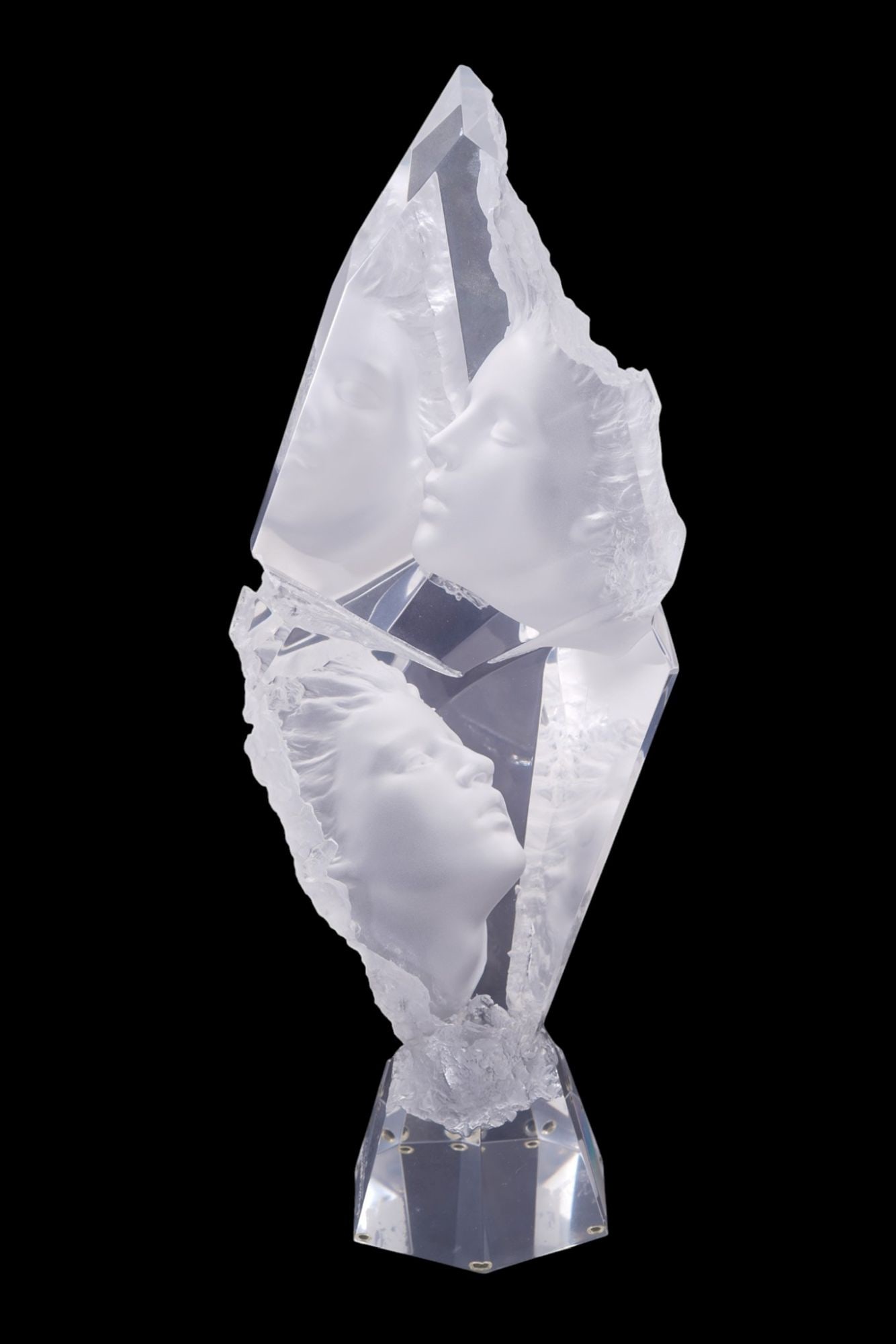 Michael Wilkinson (American, b. 1954) "Crystal Fire" Acrylic Sculpture, Signed Wilkinson 2000 MNW, (1 of 7)