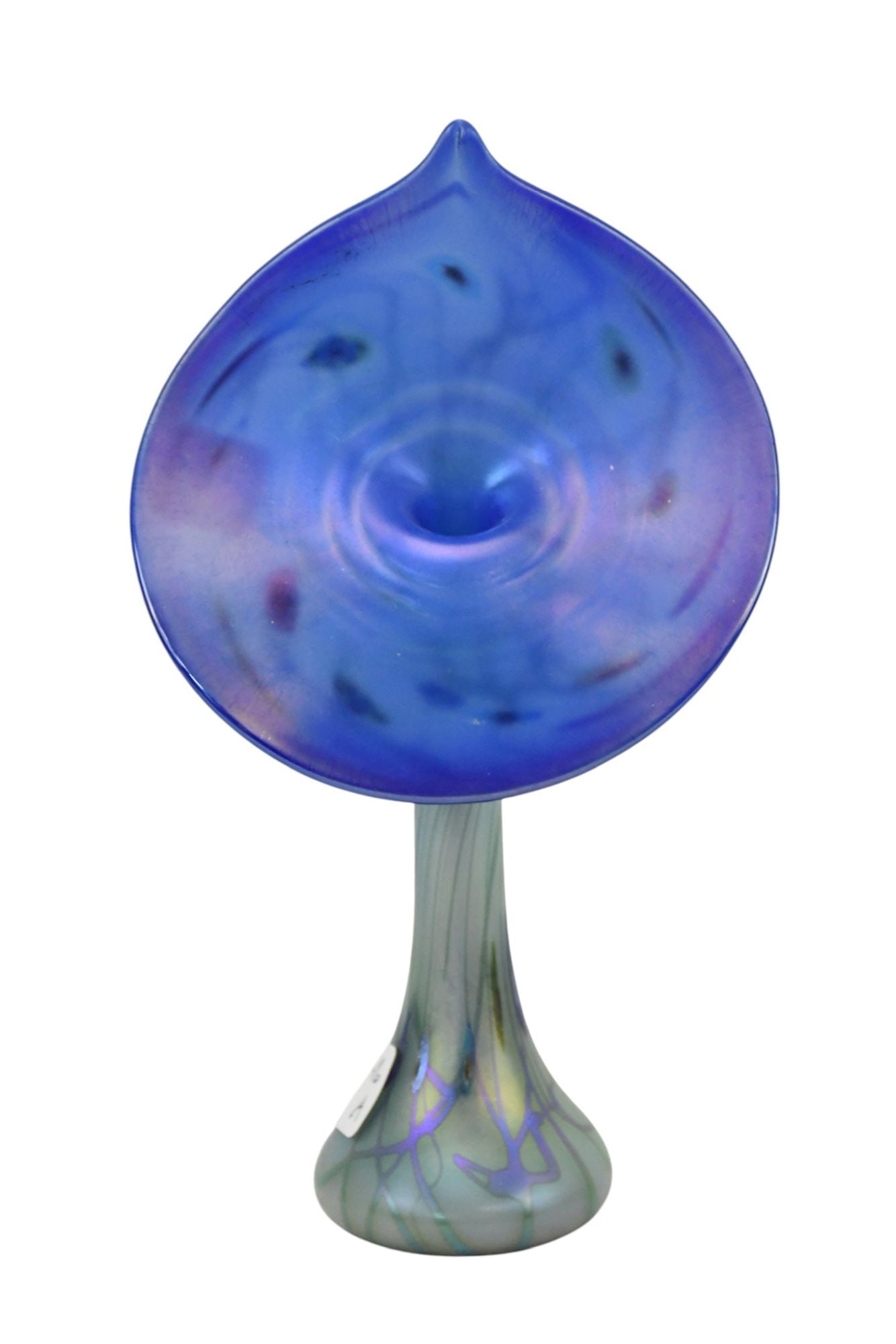 Art Glass Jack in the Pulpit Vase, 12"h x 6 1/4" w: Art Glass Jack in the Pulpit Vase, 12"h x 6 1/4" w