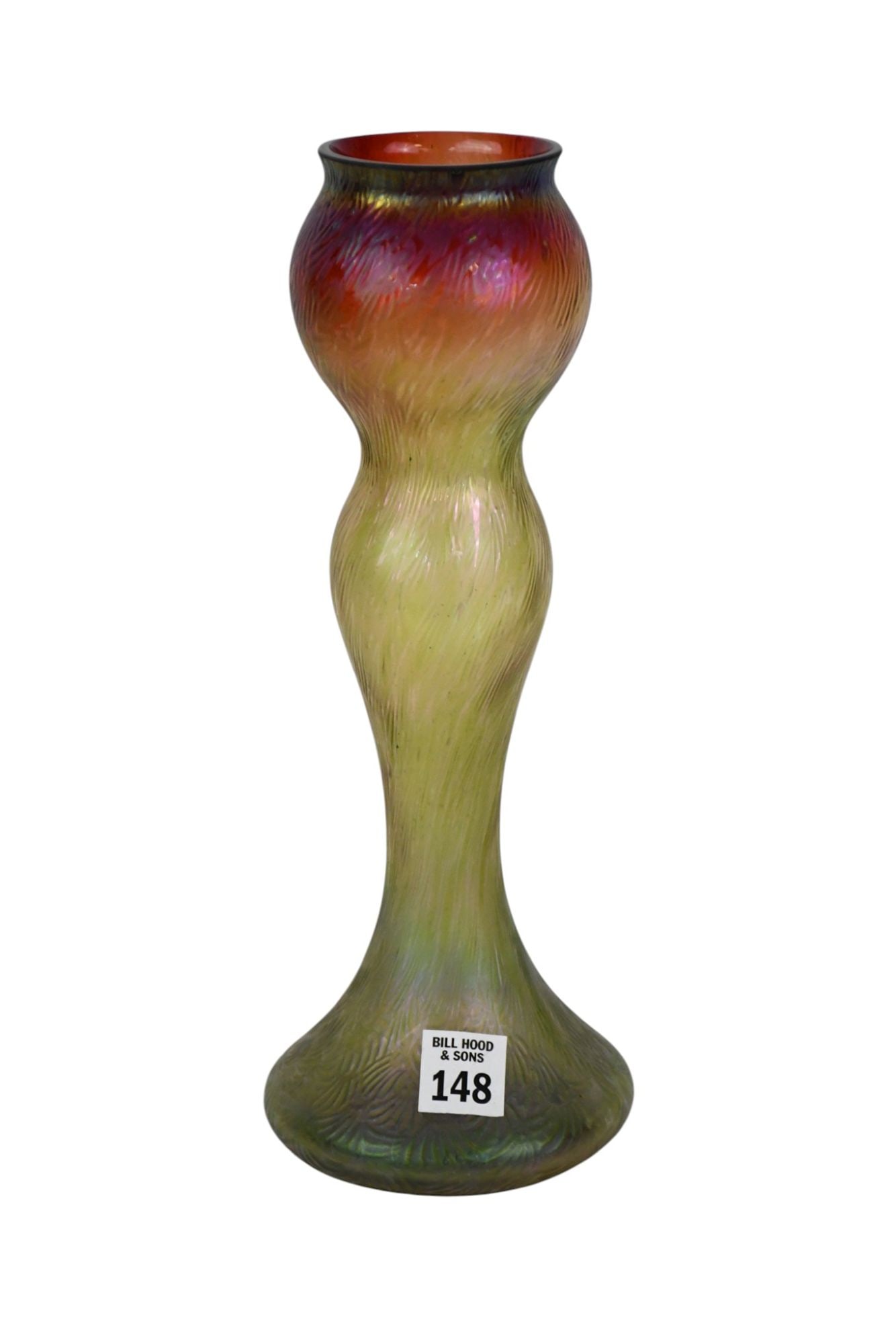Kralik Art Glass Iridescent Vase, 12"h (1 of 7)