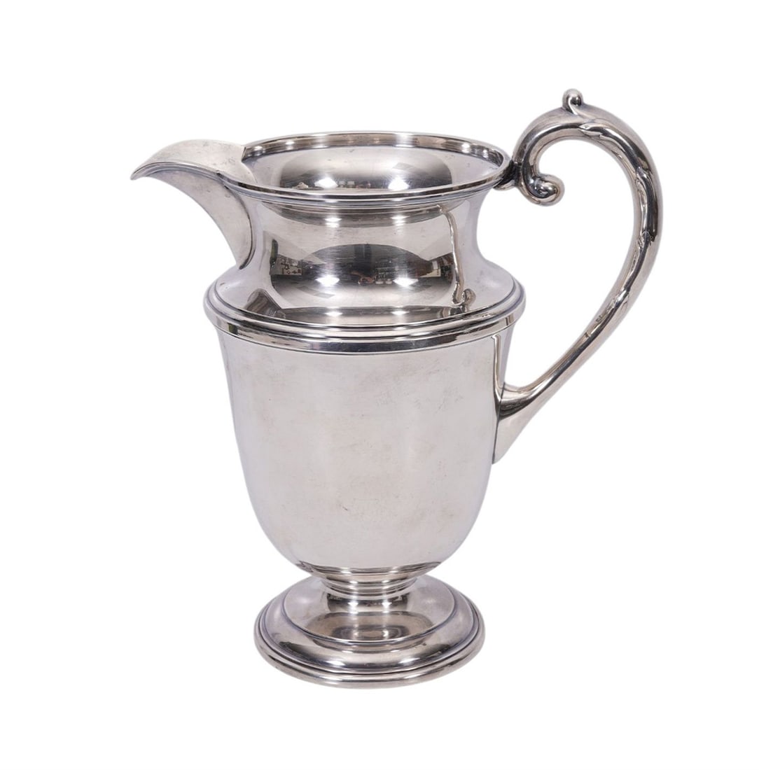 Sterling Silver Pitcher, Woodward & Lothrop, 18 ozt, 10"h x 9"w (1 of 6)