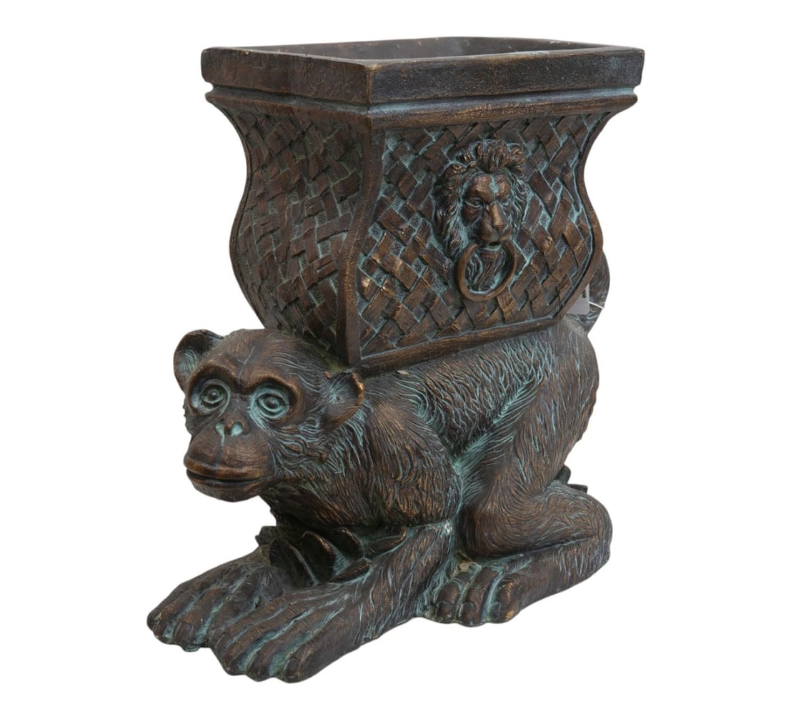 Composition Monkey Planter 16"h x 18"w x 8"d (1 of 6)