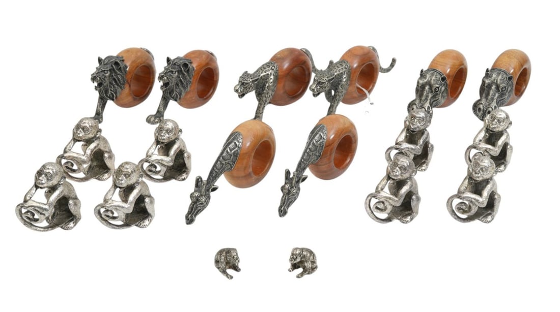 Monkeys & Jungle Animal Napkin Rings (1 of 8)