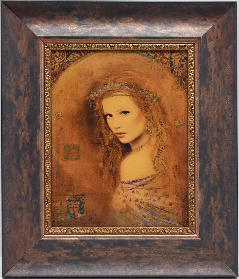 Csaba Markus (b. 1953) Hungarian, enhanced silk screen, 14 x 11 inches, edition 2/120 overall frame (1 of 5)