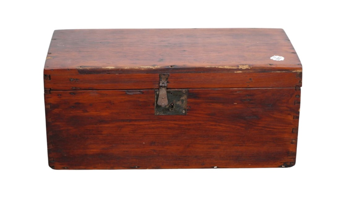 American Trunk/Box, 19th c. 10 1/2"h x 24"w x 11"d (1 of 4)