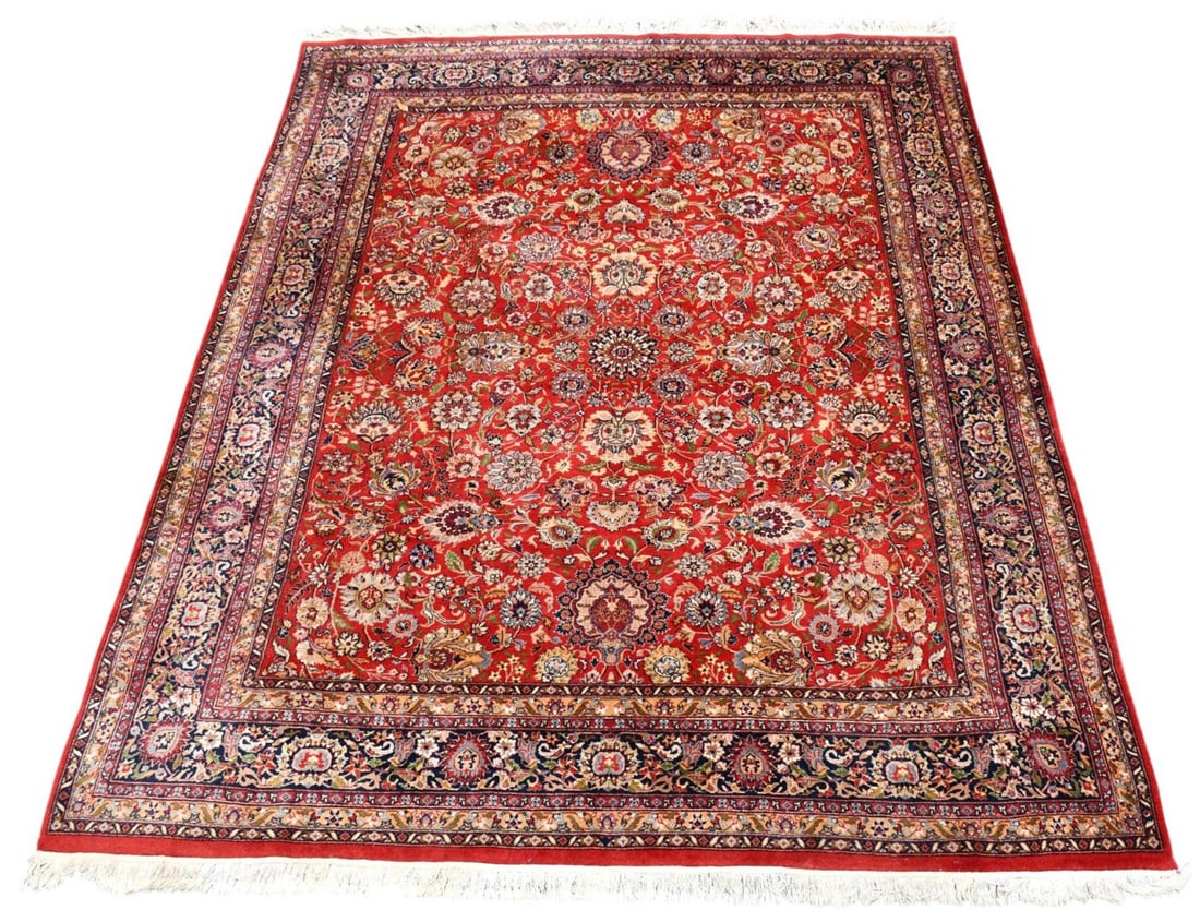 Persian Tabriz Rug, 10' x 7'9": Persian Tabriz Rug, 10' x 7'9"