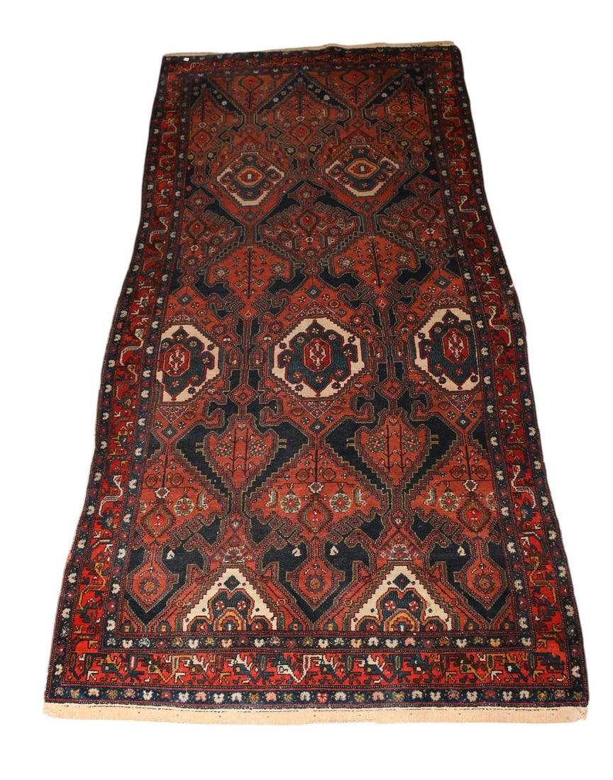 Persian Hamadan Carpet, 5.2feet x 11.4feet (1 of 7)