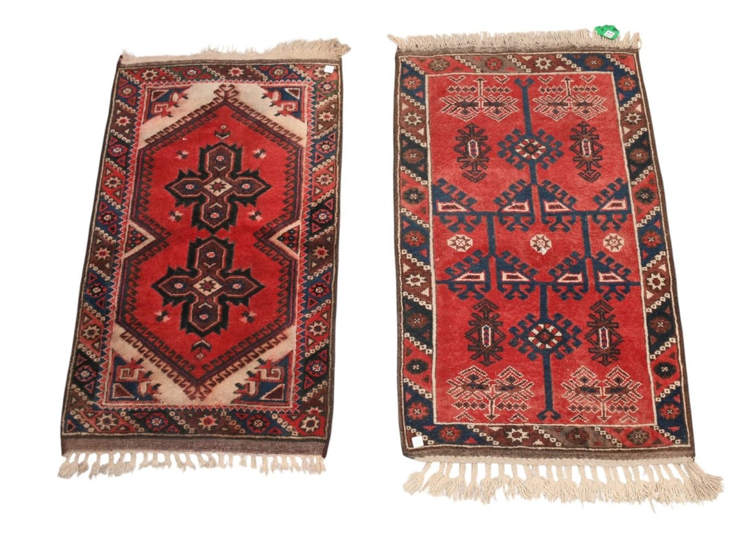 2 Turkish small prayer rug/Carpets, 2.3feet x 3.10feet (1 of 8)