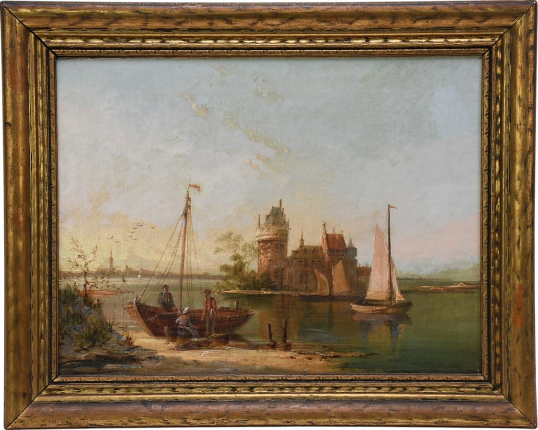 William Raymond Dommersen (DUTCH, ACTIVE CIRCA 1850?1927) 19th century Dutch school oil on canvas (1 of 7)