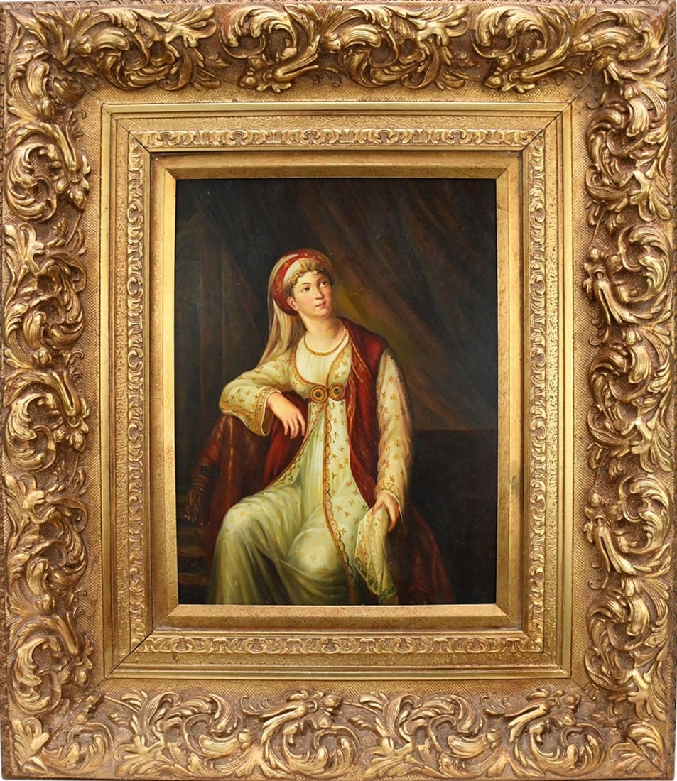 20th Century Decorative Painting -Giuseppina Grassini Louise Elisabeth Vigee Le Brun. Painting, oil (1 of 4)