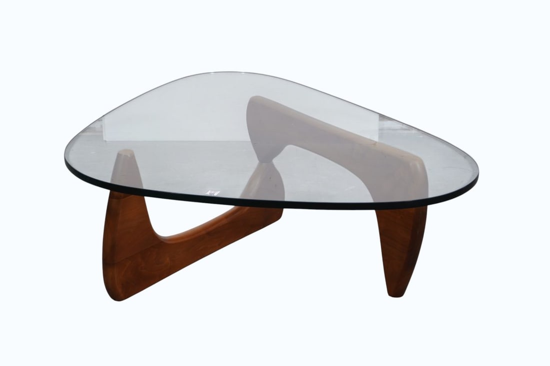 Isamu Noguchi for Herman Miller, Noguchi Table in Walnut, Signed on Base, Authentic Version, also (1 of 9)