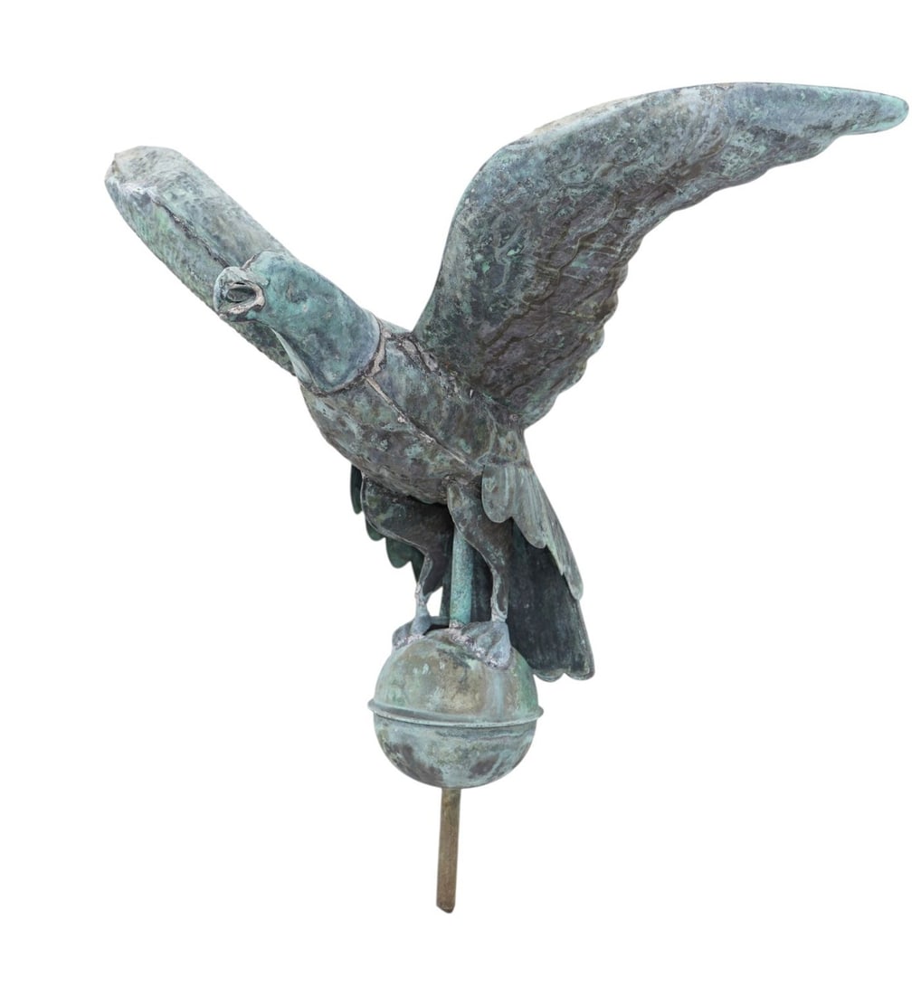 American Eagle Full Bodied Weathervane, 18"h x 20"w: American Eagle Full Bodied Weathervane, 18"h x 20"w