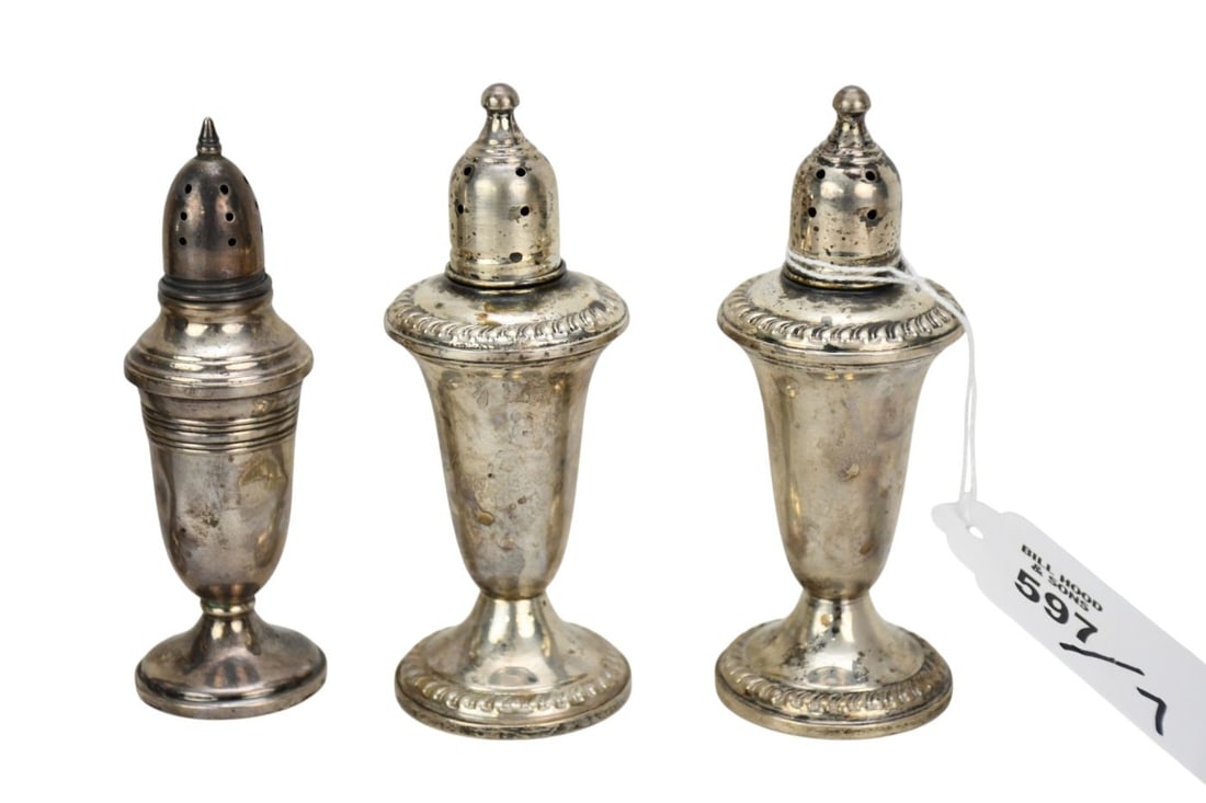 7 Weighted Sterling Tablewares - 2