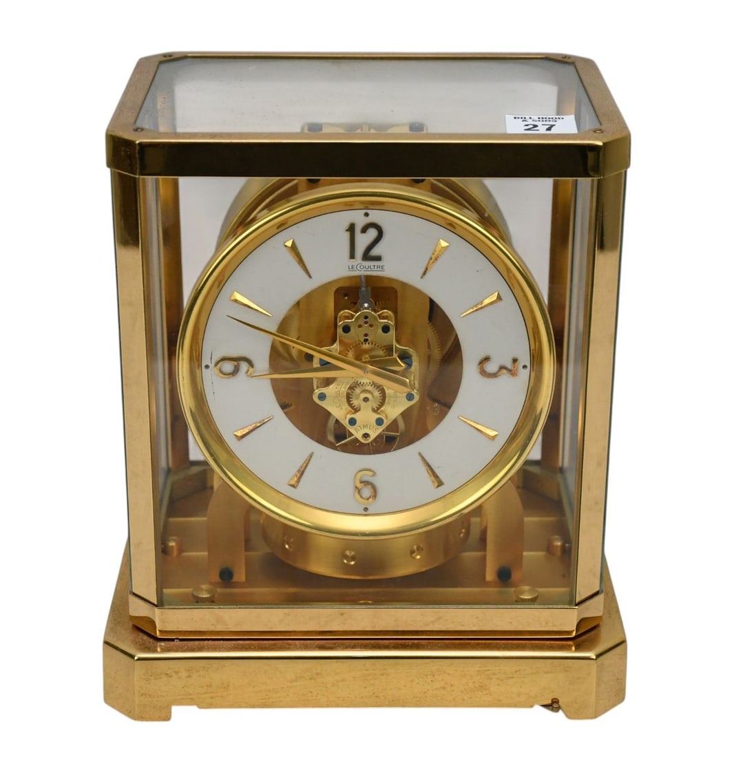 Jaeger Le Coultre Atmos clock with Round Face, 9 1/4"H x 8 1/4"w x 6 1/2"d (1 of 8)