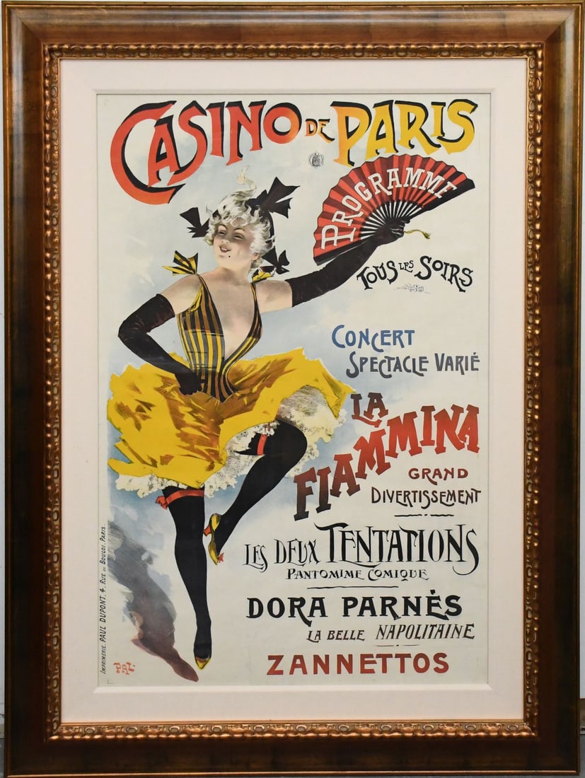 Casino De Paris Vintage French Poster (1 of 8)