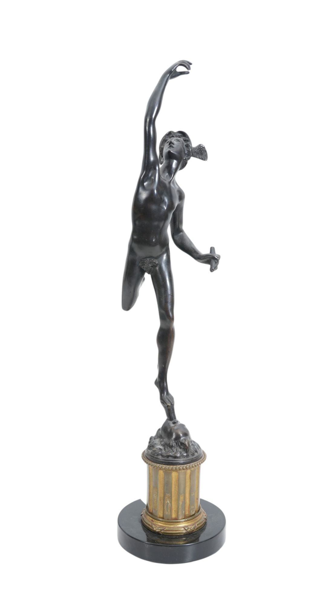 Bronze Mercury Sculpture, 19 inches Tall: Bronze Mercury Sculpture, 19 inches Tall