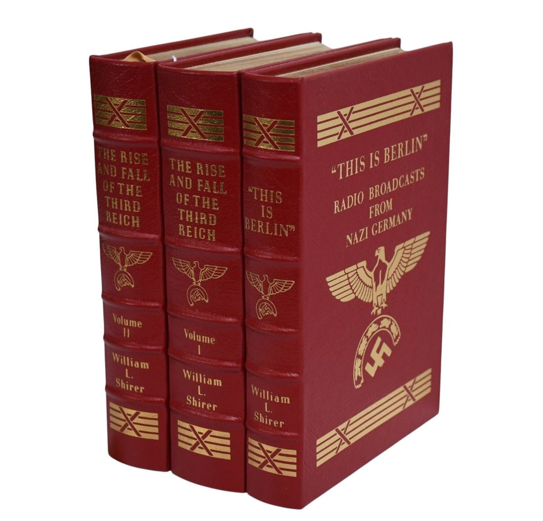 Easton Press "The Rise and Fall of The Third Reich", Vol. I & II And "This Is Berlin", Author (1 of 4)