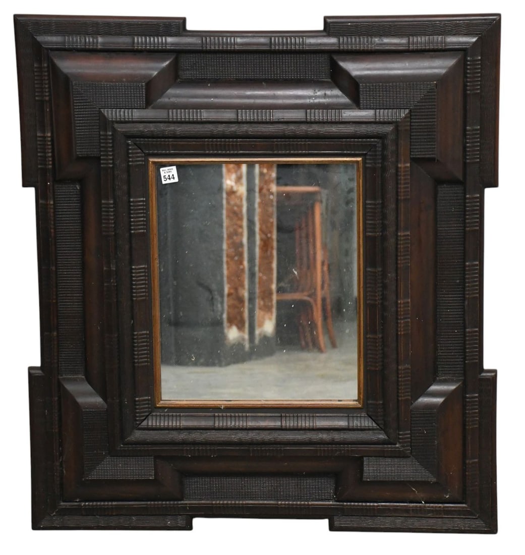 Carved 10" Framed Mirror, 36"h x 31"w (1 of 3)