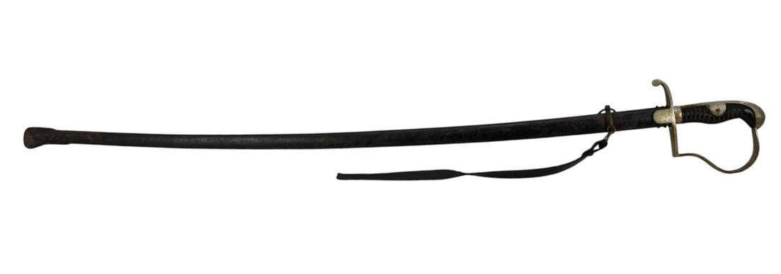 Military Saber In Sheath, 41"L (1 of 6)