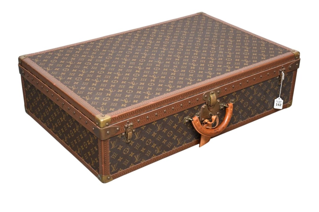 Vintage Louis Vuitton Alzer75 M21225 Monogram Canvas Trunk Case No. 946710 Original Louis Vuitton (1 of 9)