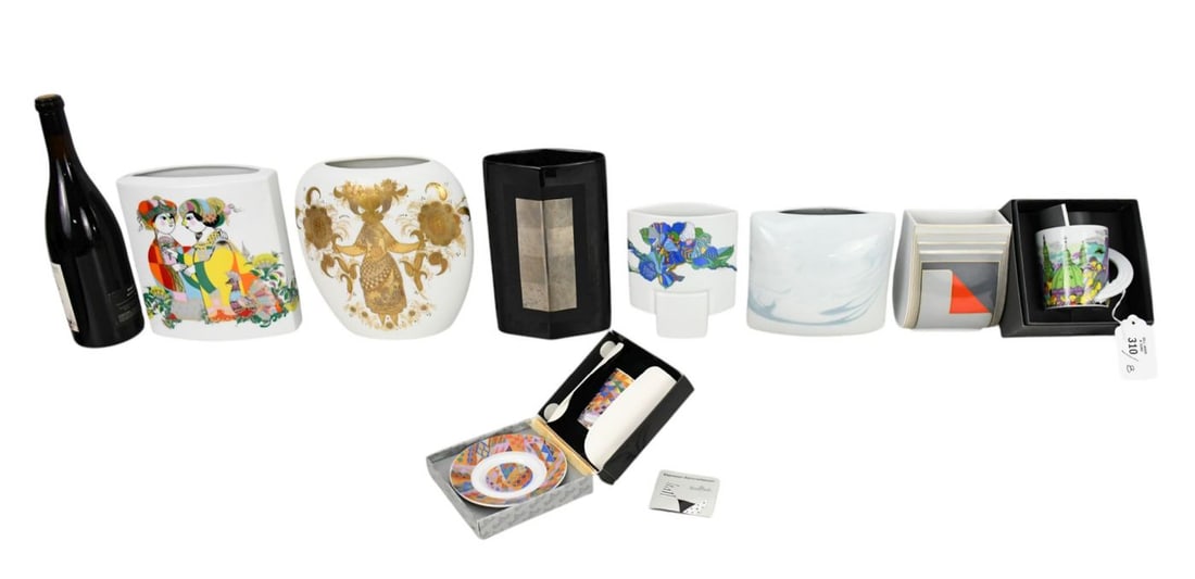 6 Rosenthal Assorted Vases and 2 Mugs, 8"h x 8"w (1 of 9)