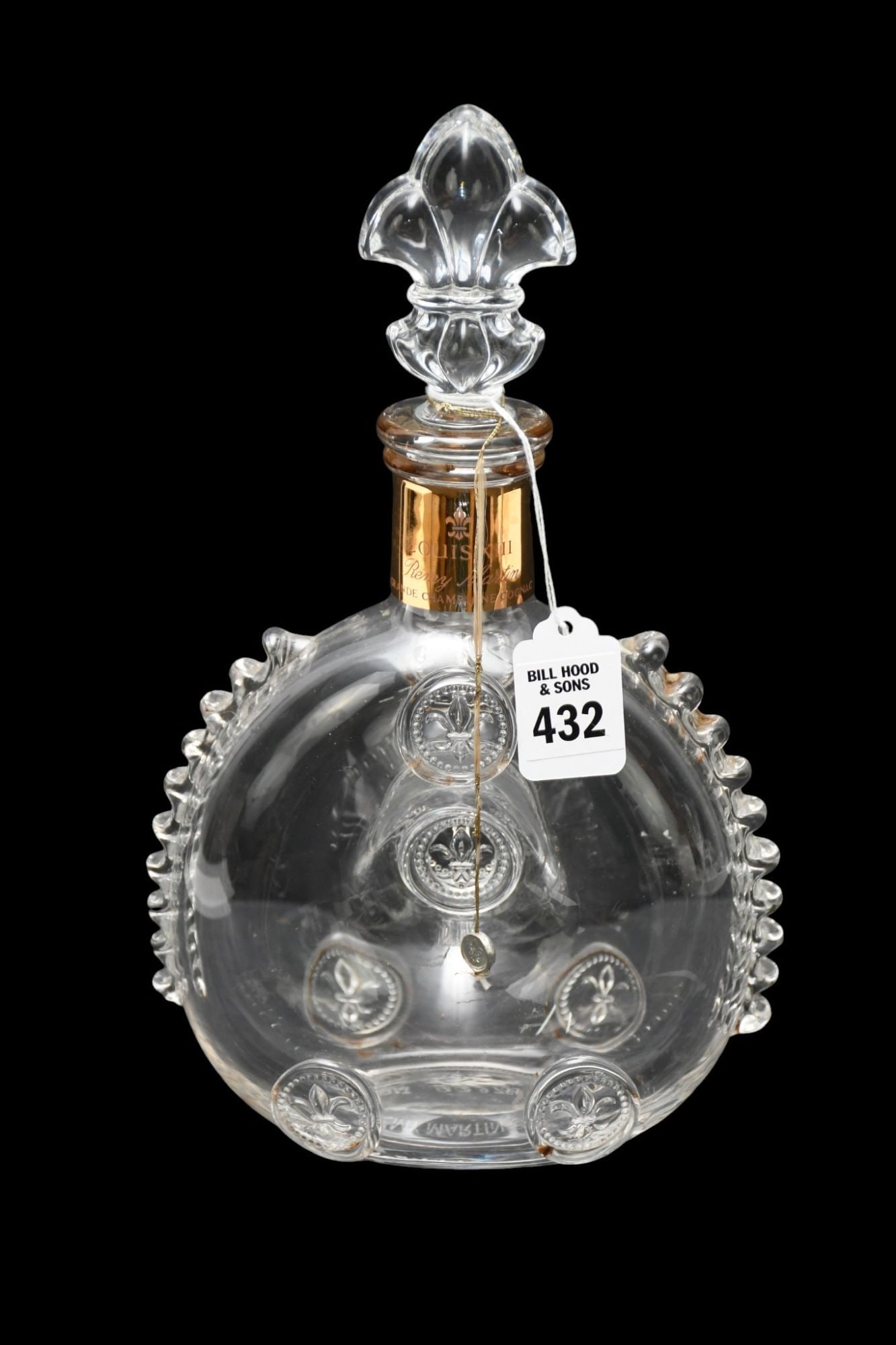 Baccarat Crystal Remy Martin Louis XIII Cognac Decanter, 11"h x 7"w x 3"d (1 of 6)