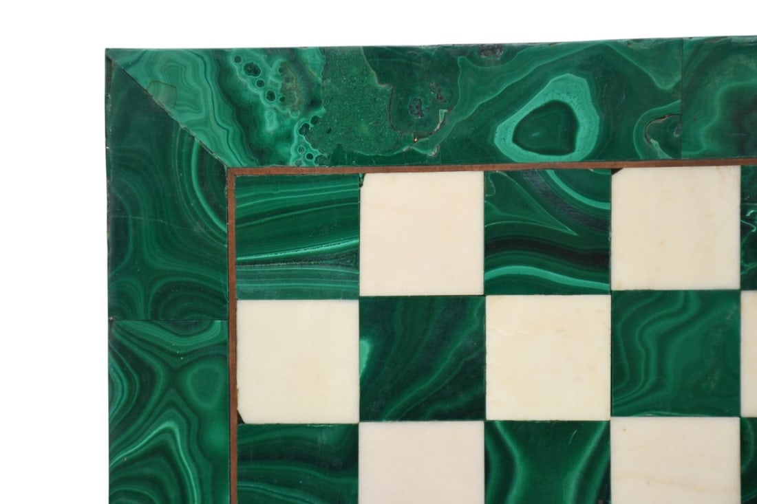 Malachite Stone Checker/Chess Board - 2