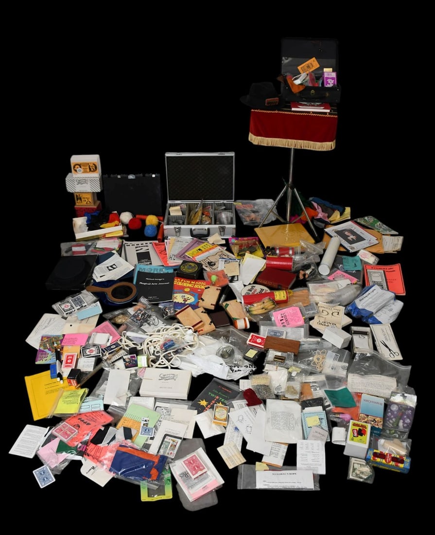 Huge Estate Collection of Magic Tricks , Magic Books , Misc Magic Items, Props ect. (1 of 17)