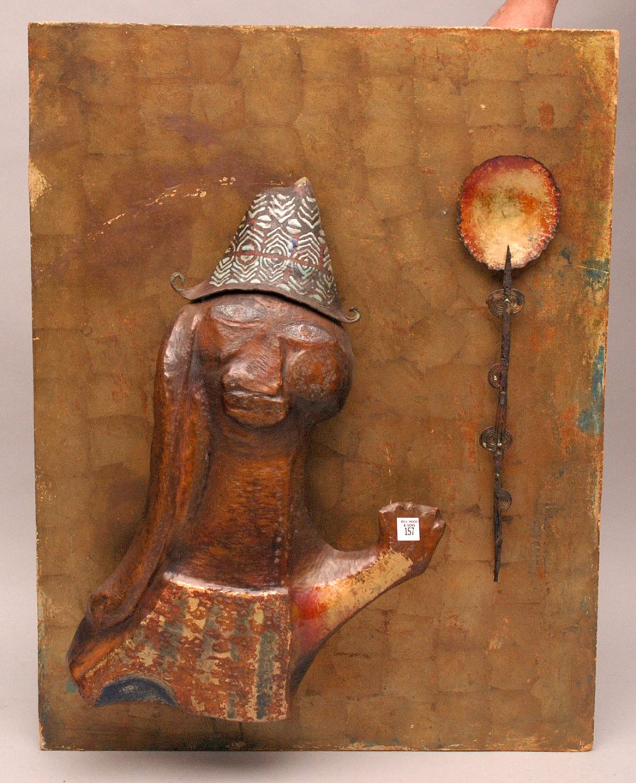 EGIDIO COSTANTINI Rare Bronze Sculpture, "Messicano - I: EGIDIO COSTANTINI Rare Bronze Sculpture, "Messicano - Incas" signed & dated on verso 1957. Burkiellaro Venezia, Fucina Degli Angeli (The Forge of Angels) 26"h x 17"w