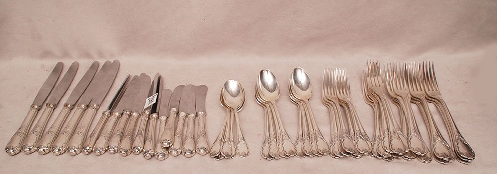 Christofle flatware, incl;: Christofle flatware, incl;