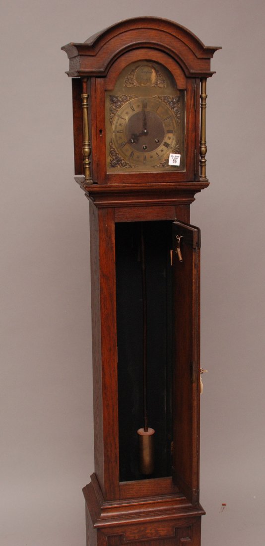 Grandfather clock "Tempus Fugit", small grandmother clo