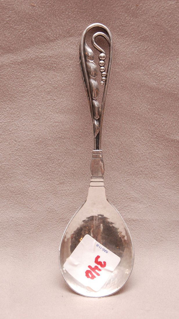 Georg Jensen spoon, 5 3/4"L: Georg Jensen spoon, 5 3/4"L